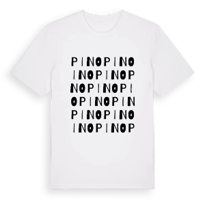 Pino ordlek t-shirt – ekologisk bomull t-shirt från Pinshirt