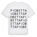 Piobetta ordlek t-shirt