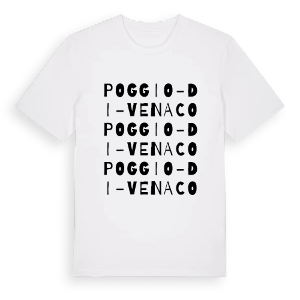 Poggio-di-Venaco ordlek t-shirt – ekologisk bomull t-shirt från Pinshirt