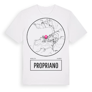 Propriano t-shirt – ekologisk bomull t-shirt från Pinshirt