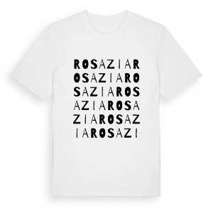 Rosazia ordlek t-shirt – ekologisk bomull t-shirt från Pinshirt