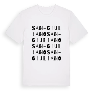 San-Giuliano ordlek t-shirt – ekologisk bomull t-shirt från Pinshirt