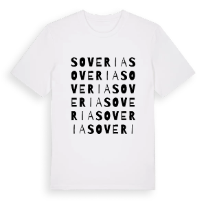 Soveria ordlek t-shirt – ekologisk bomull t-shirt från Pinshirt