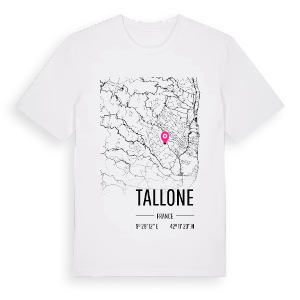 Tallone karta t-shirt – ekologisk bomull t-shirt från Pinshirt