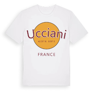 Ucciani cirkel t-shirt – ekologisk bomull t-shirt från Pinshirt
