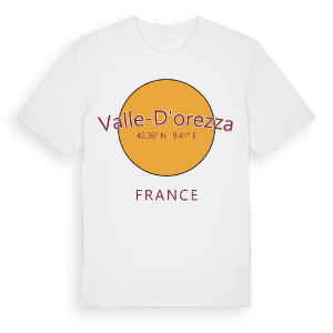 Valle-d'Orezza cirkel t-shirt – ekologisk bomull t-shirt från Pinshirt
