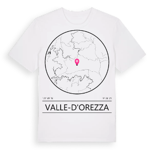 Valle-d'Orezza t-shirt – ekologisk bomull t-shirt från Pinshirt