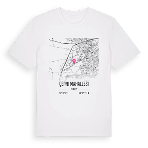 Çepni Mahallesi karta t-shirt – ekologisk bomull t-shirt från Pinshirt