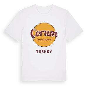 Çorum cirkel t-shirt – ekologisk bomull t-shirt från Pinshirt