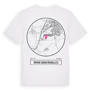 Mimar Sinan Mahallesi t-shirt – ekologisk bomull t-shirt från Pinshirt