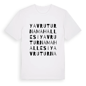 Yavruturna Mahallesi ordlek t-shirt – ekologisk bomull t-shirt från Pinshirt