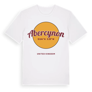 Abercynon cirkel t-shirt – ekologisk bomull t-shirt från Pinshirt