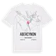 Abercynon karta t-shirt