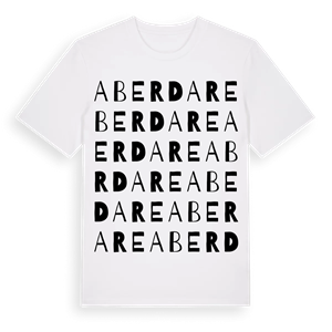 Aberdare ordlek t-shirt – ekologisk bomull t-shirt från Pinshirt