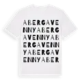Abergavenny ordlek t-shirt