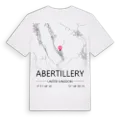 Abertillery karta t-shirt