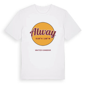 Alway cirkel t-shirt – ekologisk bomull t-shirt från Pinshirt