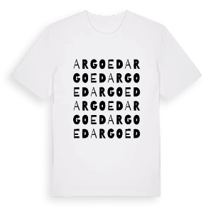 Argoed ordlek t-shirt – ekologisk bomull t-shirt från Pinshirt