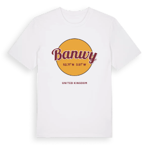 Banwy cirkel t-shirt – ekologisk bomull t-shirt från Pinshirt