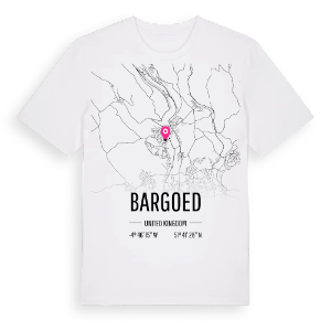 Bargoed karta t-shirt – ekologisk bomull t-shirt från Pinshirt