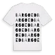 Bargoed ordlek t-shirt