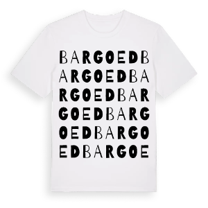 Bargoed ordlek t-shirt – ekologisk bomull t-shirt från Pinshirt