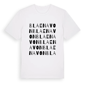 Blaenavon ordlek t-shirt – ekologisk bomull t-shirt från Pinshirt