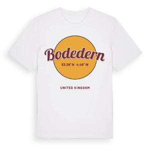 Bodedern cirkel t-shirt – ekologisk bomull t-shirt från Pinshirt