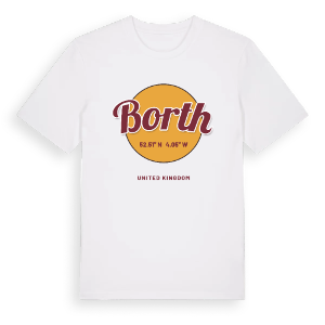 Borth cirkel t-shirt – ekologisk bomull t-shirt från Pinshirt