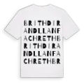 Brithdir and Llanfachreth ordlek t-shirt