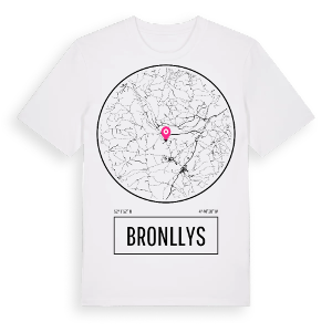 Bronllys t-shirt – ekologisk bomull t-shirt från Pinshirt