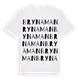 Brynaman ordlek t-shirt