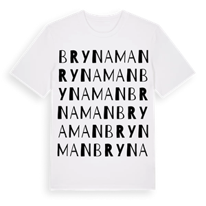 Brynaman ordlek t-shirt – ekologisk bomull t-shirt från Pinshirt