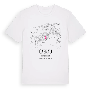 Caerau karta t-shirt – ekologisk bomull t-shirt från Pinshirt