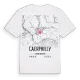 Caerphilly karta t-shirt