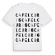 Capel Curig ordlek t-shirt