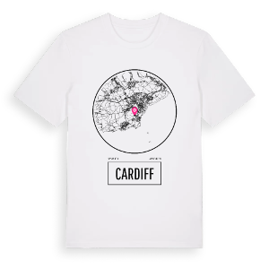Cardiff t-shirt – ekologisk bomull t-shirt från Pinshirt