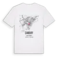 Cardiff karta t-shirt