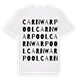 Carn Warpool ordlek t-shirt