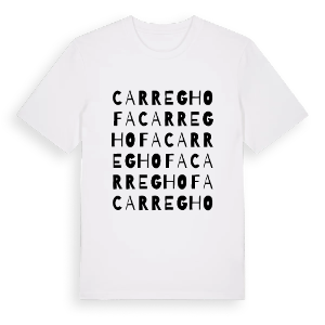 Carreghofa ordlek t-shirt – ekologisk bomull t-shirt från Pinshirt