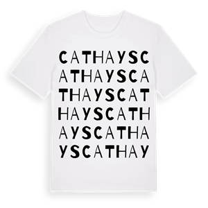 Cathays ordlek t-shirt – ekologisk bomull t-shirt från Pinshirt