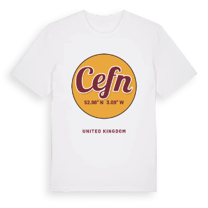 Cefn cirkel t-shirt – ekologisk bomull t-shirt från Pinshirt
