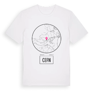 Cefn t-shirt – ekologisk bomull t-shirt från Pinshirt