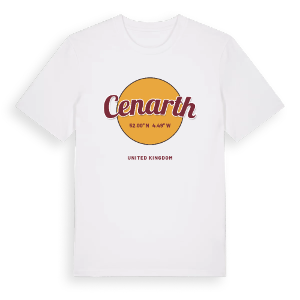 Cenarth cirkel t-shirt – ekologisk bomull t-shirt från Pinshirt