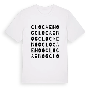 Clocaenog ordlek t-shirt – ekologisk bomull t-shirt från Pinshirt