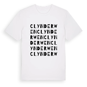 Clynderwen ordlek t-shirt – ekologisk bomull t-shirt från Pinshirt