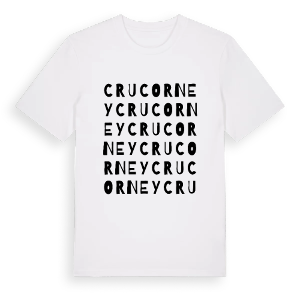 Crucorney ordlek t-shirt – ekologisk bomull t-shirt från Pinshirt