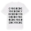 Cyncoed ordlek t-shirt