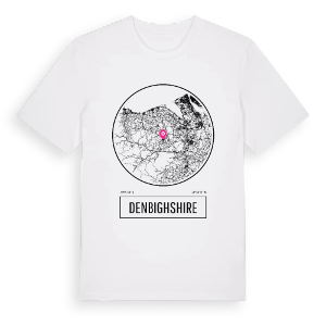 Denbighshire t-shirt – ekologisk bomull t-shirt från Pinshirt