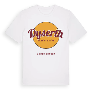 Dyserth cirkel t-shirt – ekologisk bomull t-shirt från Pinshirt